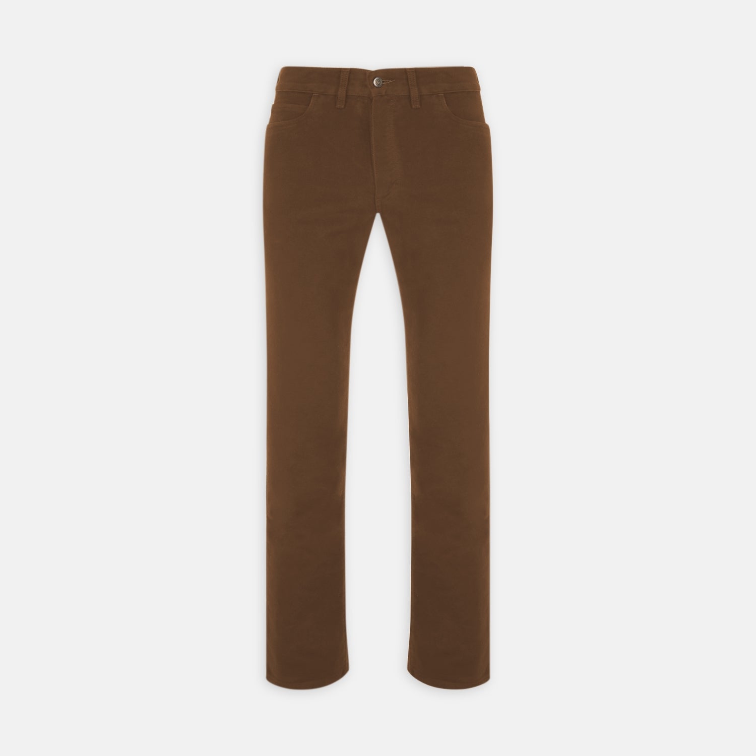 View 1 of product Yellow Cotton Plain 5 Pocket Jeans