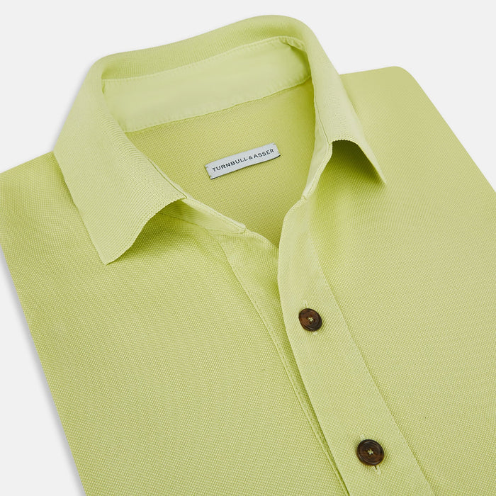 Lime Green Polo Shirt Image 1