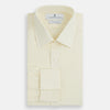 View 4 of product Cream Cotton Shirt with T&A Collar and Double Cuffs