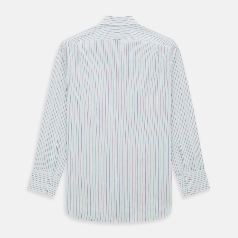 Multicoloured Double Pinstripe Mayfair Shirt
