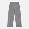 View 3 of product Black Candy Stripe Cotton Hyde Pyjama Set