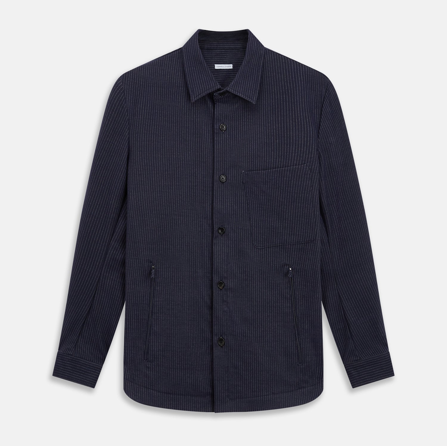 View 1 of product Navy Stripe Hampstead Overshirt