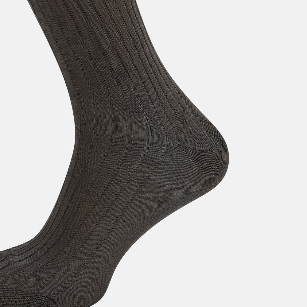 Concrete Grey Long Socks