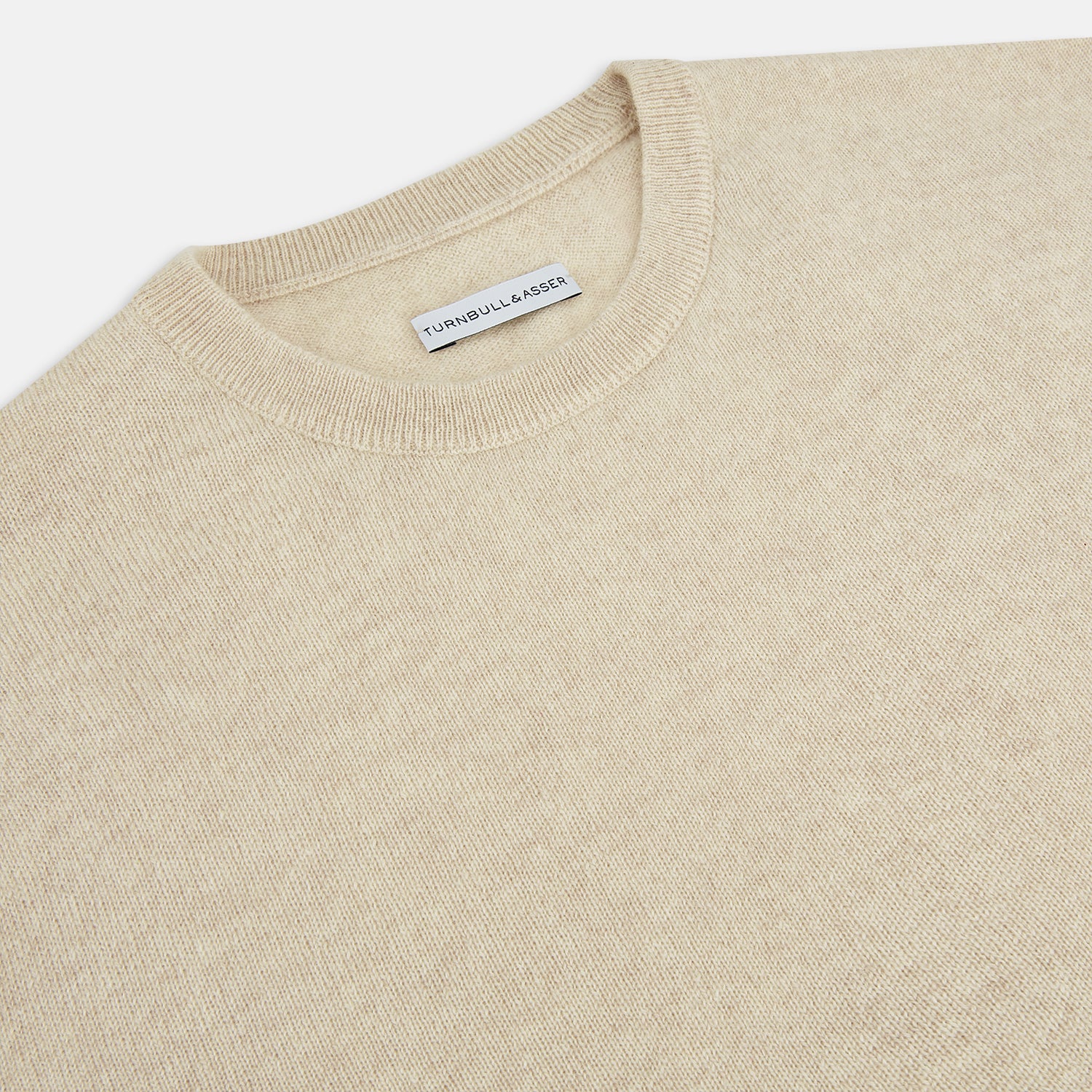 View 2 of product Cream Cashmere Round Neck Jumper