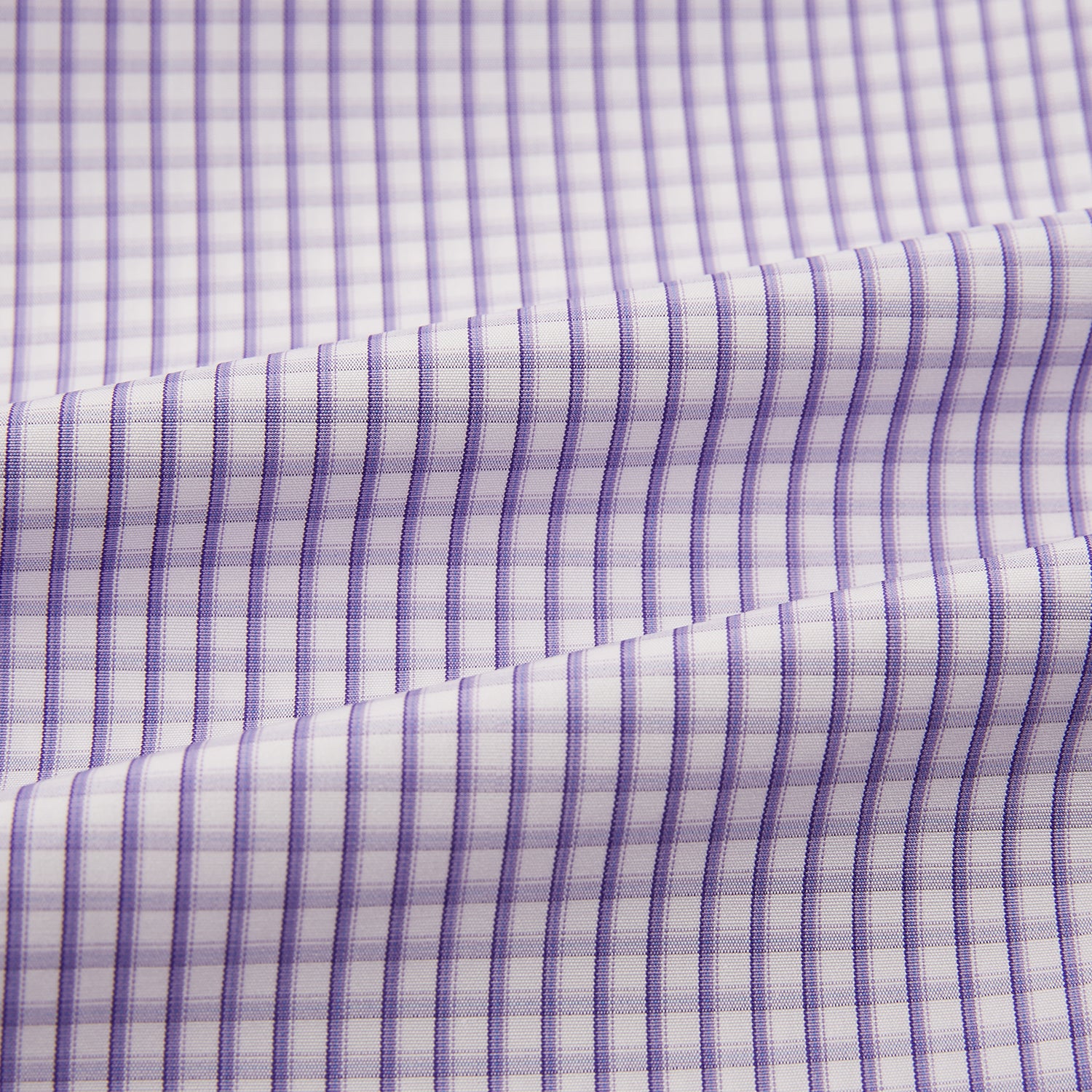 View 6 of product Purple Micro Shadow Check Mayfair Shirt