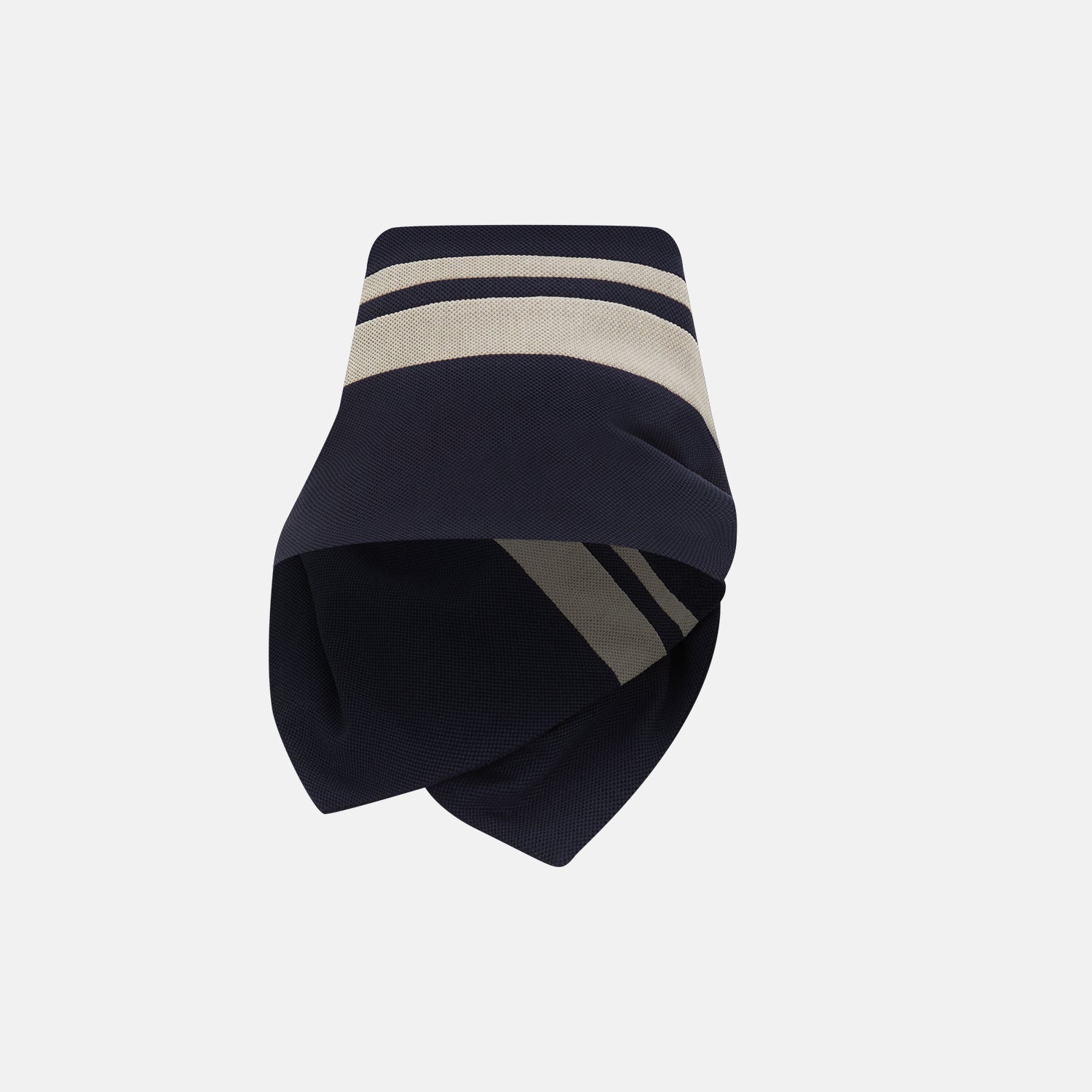Image 2 of product Navy and Sand Stripe Neck Warmer