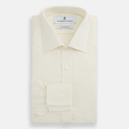 Tomorrow Never Dies Cream Cotton Hamburg Shirt As Seen on James Bond Image 3