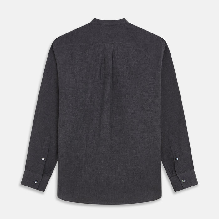 Charcoal Cotton Blend Weekend Fit Blake Shirt Image 4