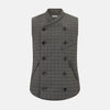View 1 of product Shadow Grey Double-Breasted Quilted Gilet