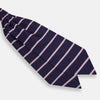 View 3 of product Pink Stripe and Navy Silk Cravat