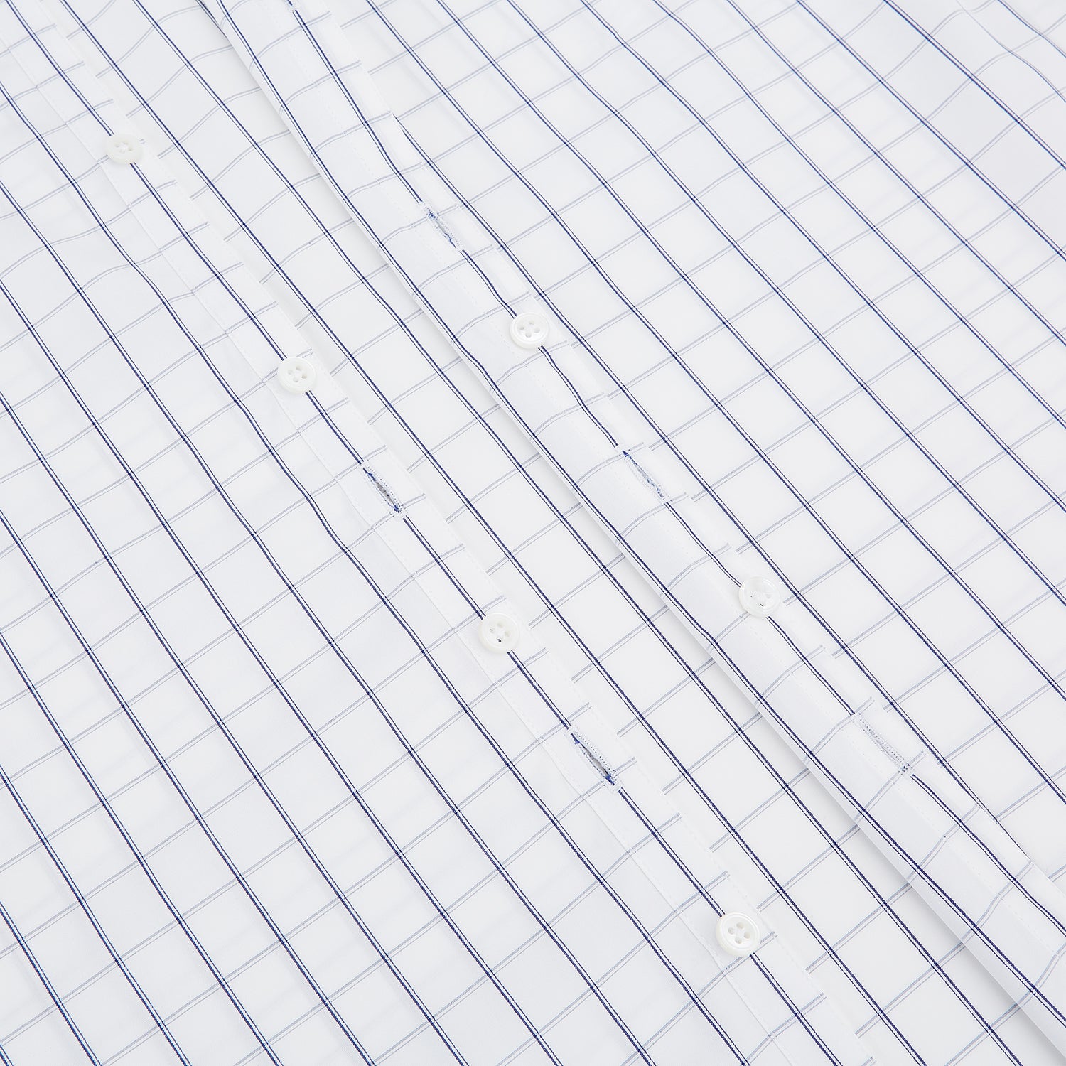 Image 7 of product Dark Navy Double-Line Checked Westminster Shirt