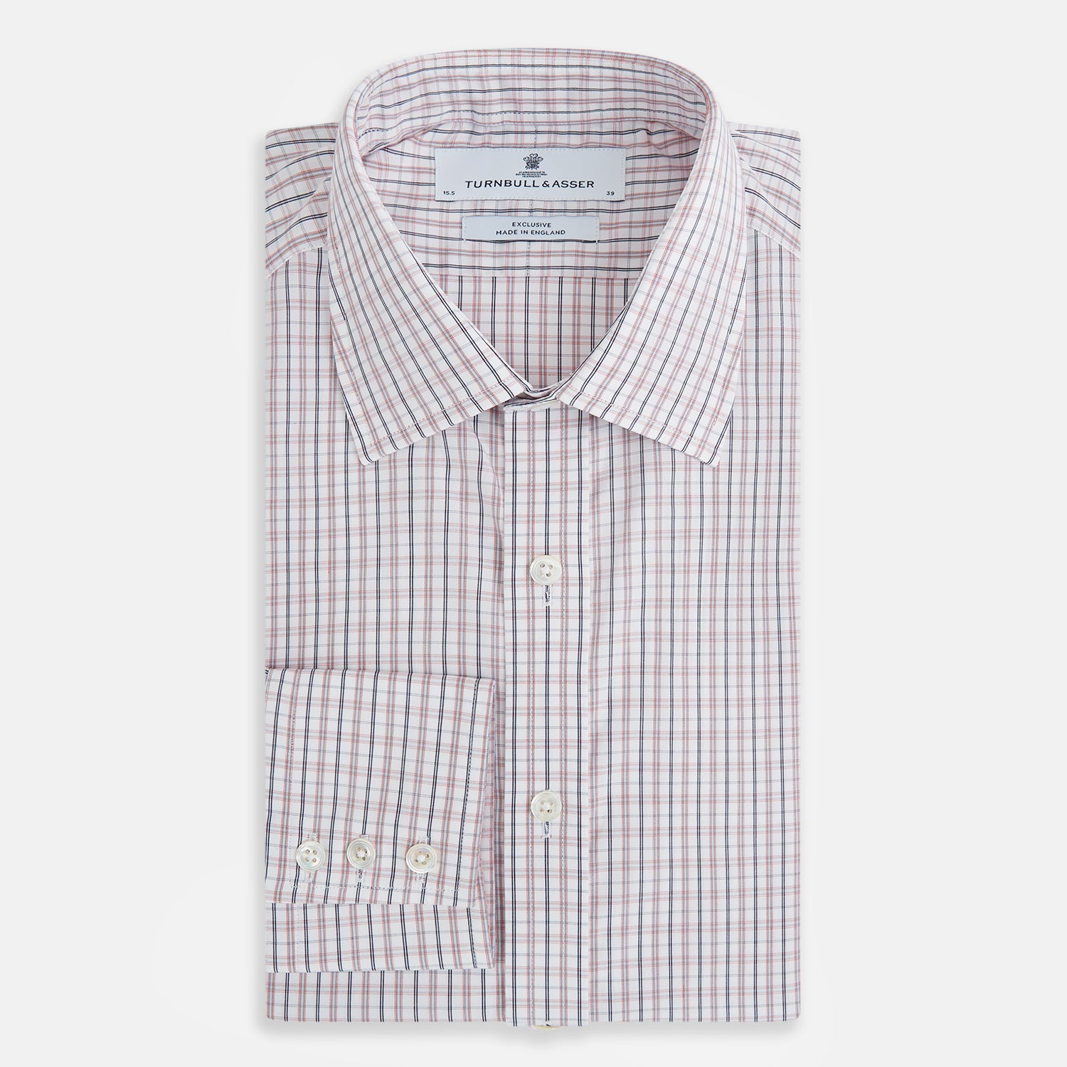 Red and Blue Multi Check Mayfair Shirt