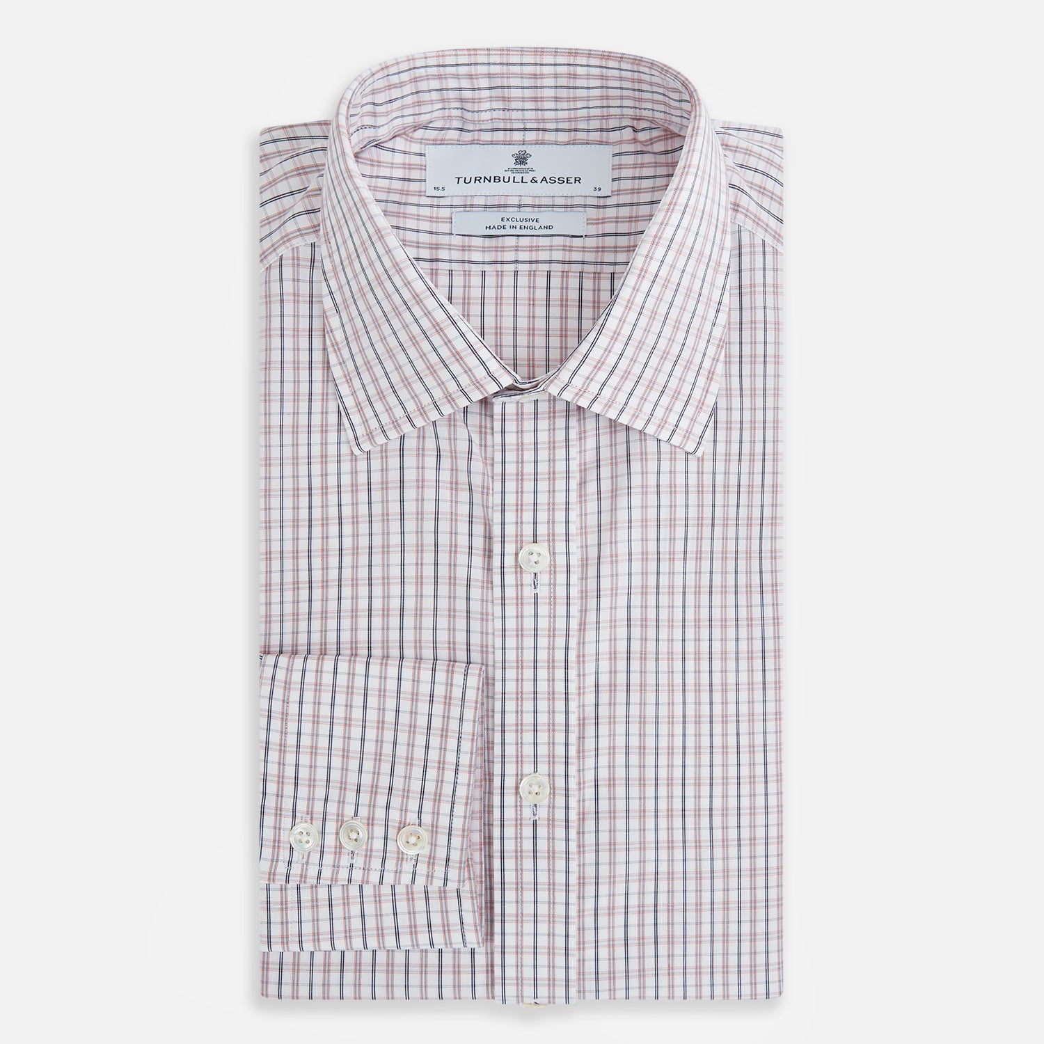 View 5 of product Red and Blue Multi Check Mayfair Shirt