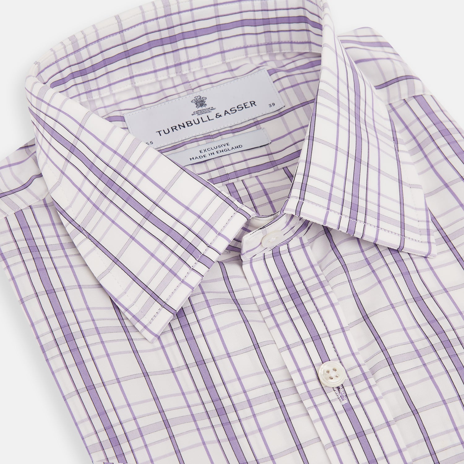 View 2 of product Purple Plaid Check Mayfair Shirt