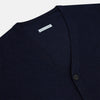 View 2 of product Navy Fine Merino V-Neck Cardigan