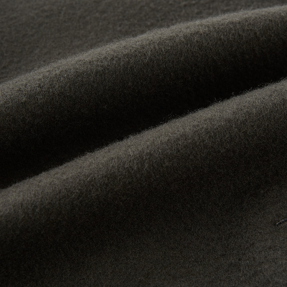 Olive Brown  Apsley Single-Breasted Caban Coat