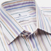 View 2 of product Colourful Garden Multi Stripe Cotton Regular Fit Mayfair Shirt