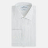 View 5 of product Petrol Hairline Stripe Mayfair Shirt