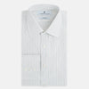 Petrol Hairline Stripe Mayfair Shirt