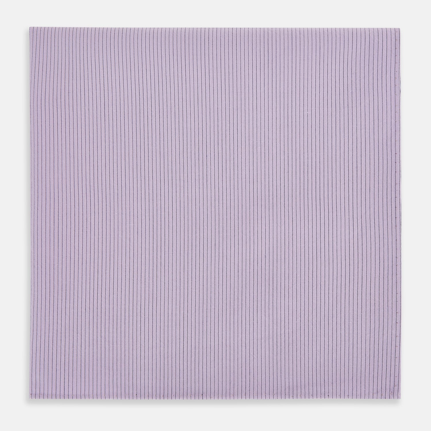 View 1 of product Lilac Pinstripe Hand-Rolled Handkerchief