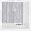 White Stripe Silk Pocket Square