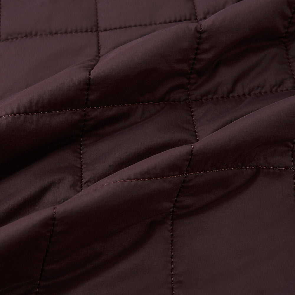 Burgundy Quilted Gilet