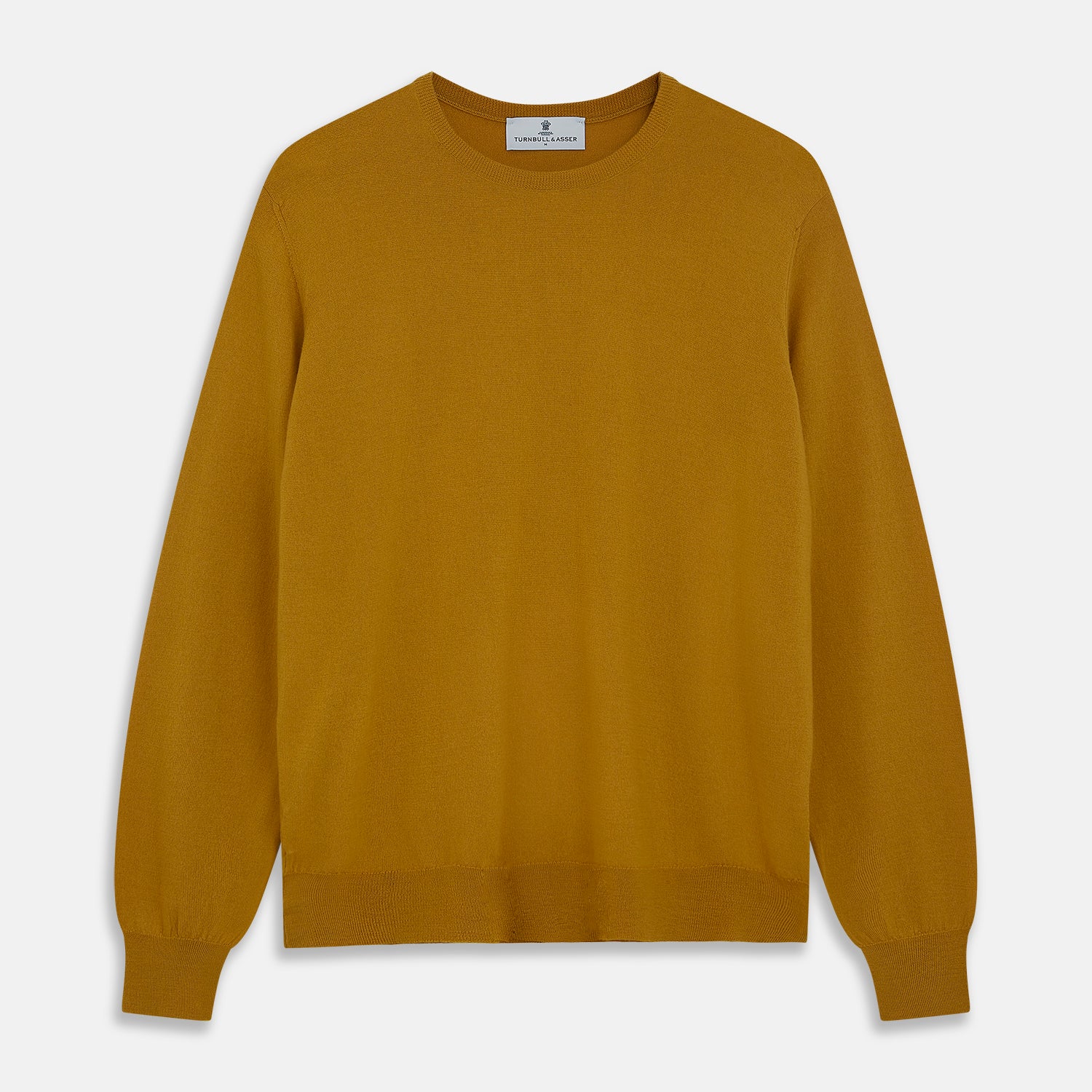 View 1 of product Gold Crew Neck Merino Jumper