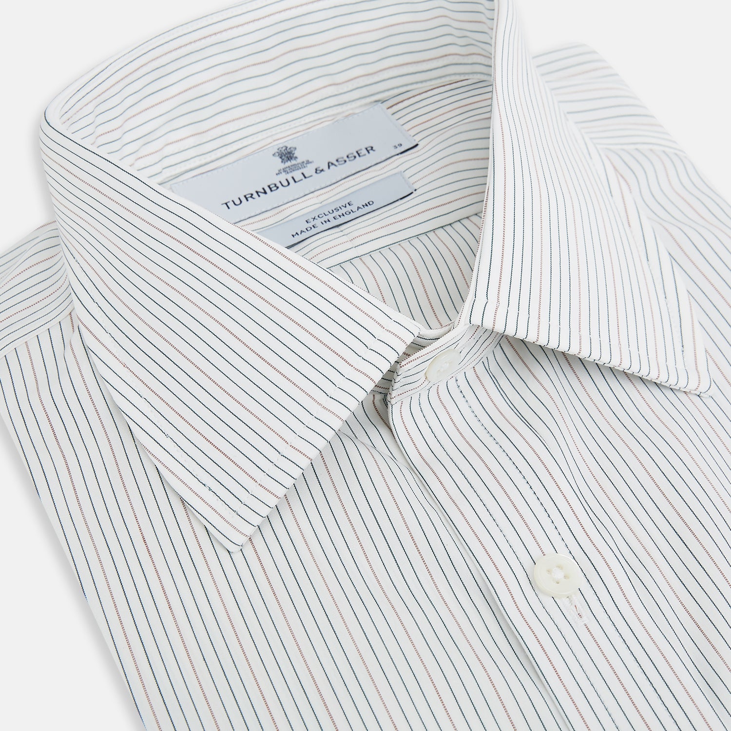 Petrol Hairline Stripe Mayfair Shirt