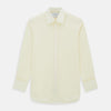 View 1 of product Cream Cotton Shirt with T&A Collar and Double Cuffs