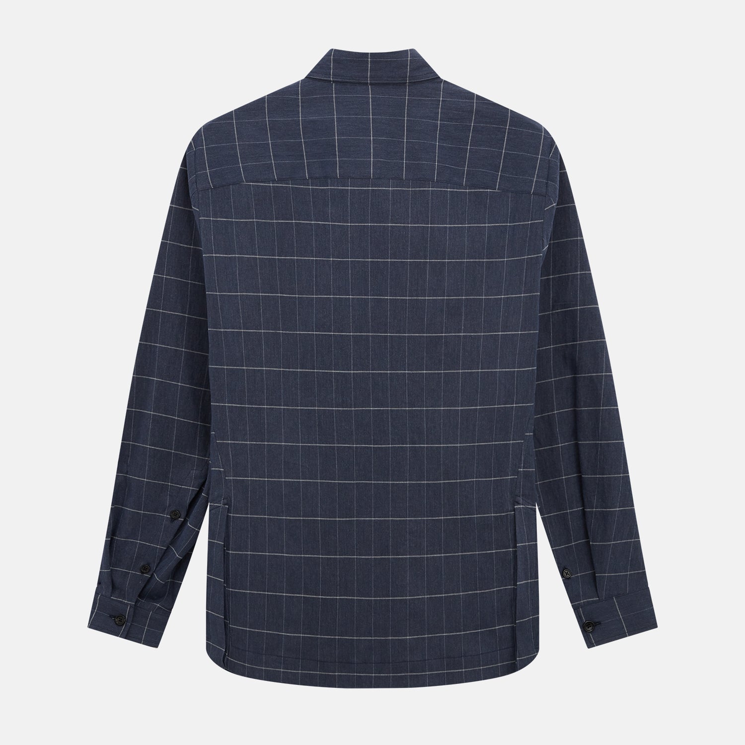 View 3 of product Royal Blue Check Hampstead Overshirt