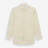 View 1 of product Cream Cotton Shirt with T&A Collar and 3-Button Cuffs