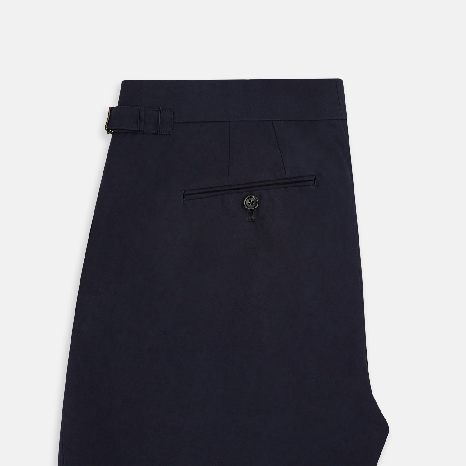 View 5 of product Navy Linen Henry Trousers