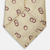 View 2 of product Yellow Geometric Rings Silk Tie