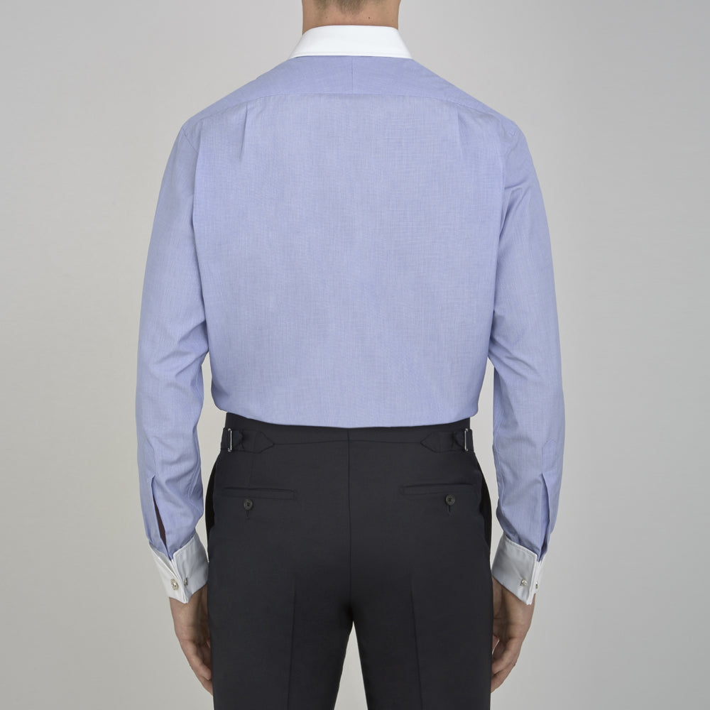 The Wall Street Shirt with White T&A Collar as seen on Gordon Gekko