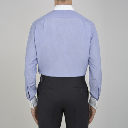 The Wall Street Shirt with White T&A Collar as seen on Gordon Gekko Image 2