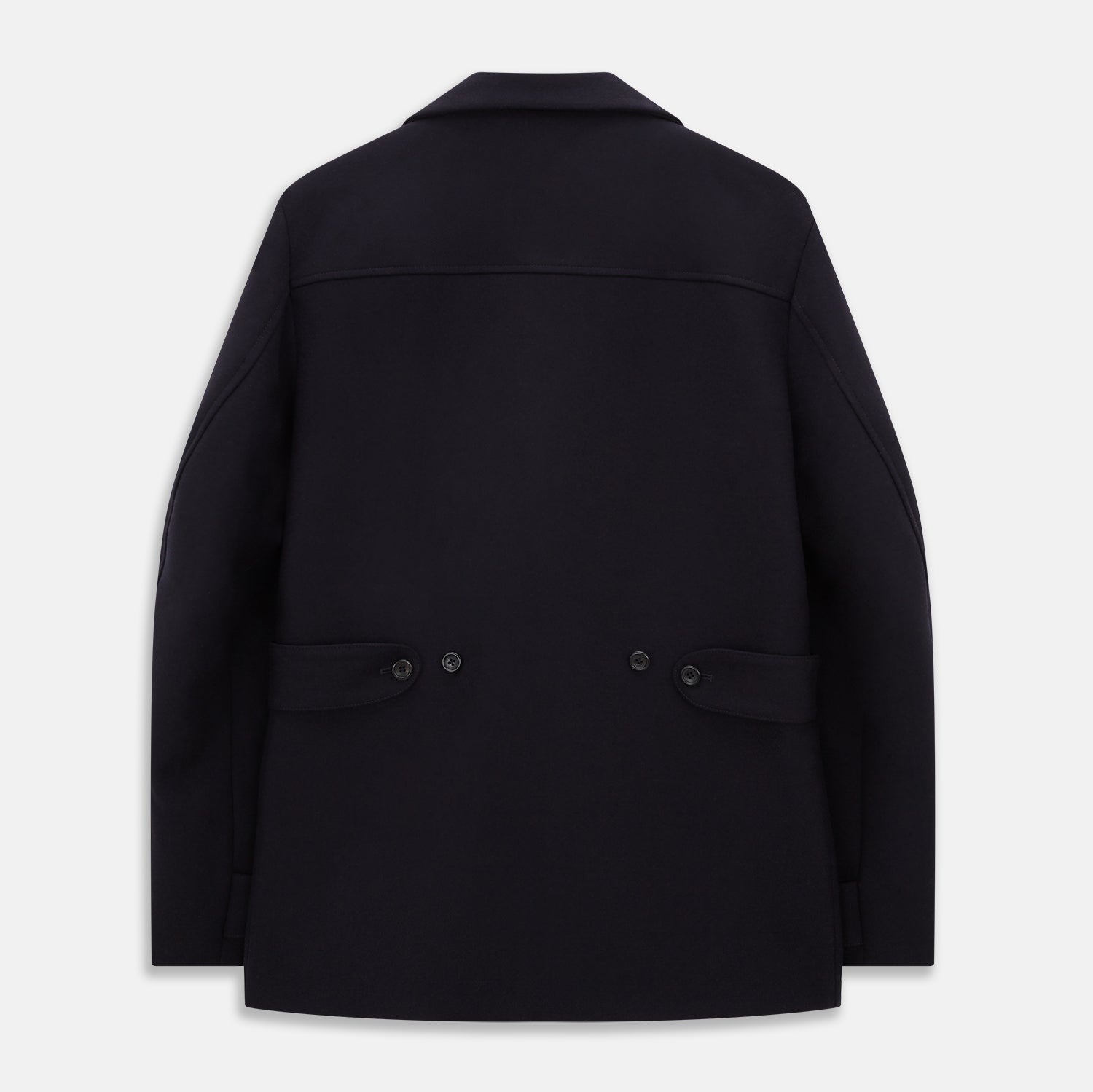View 3 of product Navy Wellington Double-Breasted Caban Coat