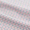 View 4 of product Hand Rolled Red and Navy Graph Check Handkerchief