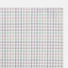 View 2 of product Green Multi Double Grid Check Hand-Rolled Handkerchief