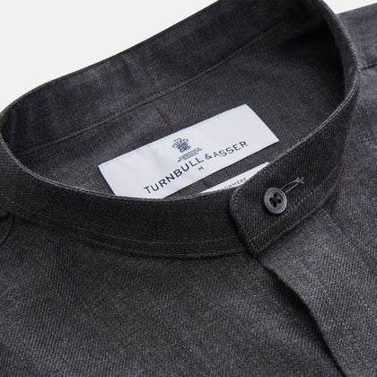 Charcoal Cotton Blend Weekend Fit Blake Shirt Image 1
