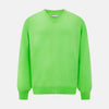 View 1 of product Bright Green Cashmere V-Neck Jumper