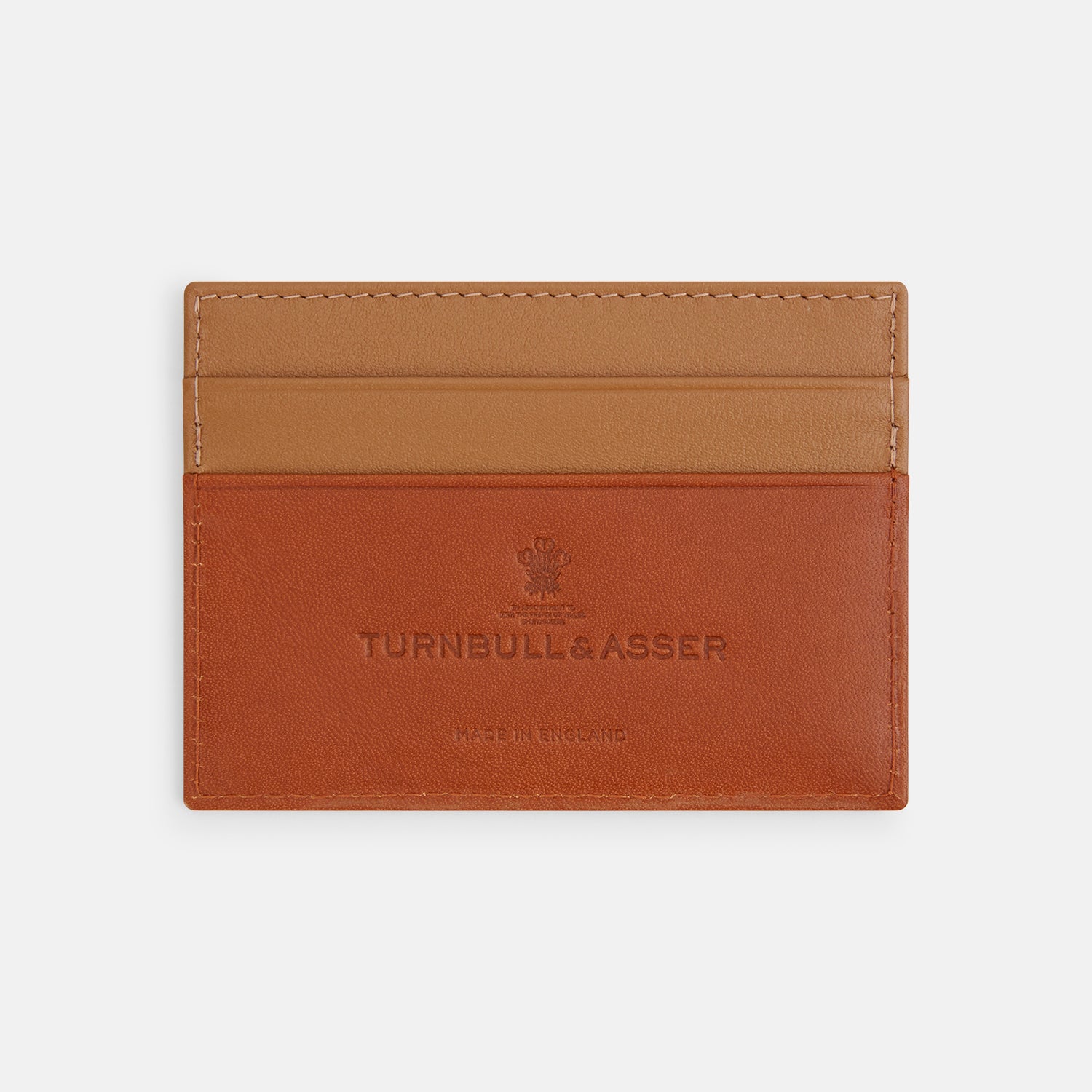 View 1 of product TAN LEATHER CARD CASE