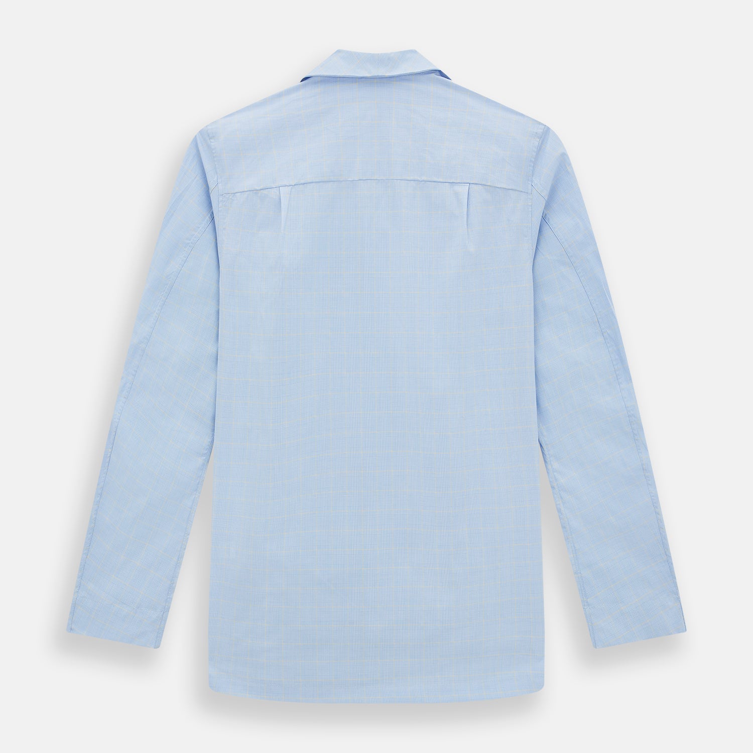View 3 of product Blue Prince of Wales Check Pyjama Shirt
