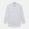 View 1 of product Blue and Grey Multi Check Mayfair Shirt
