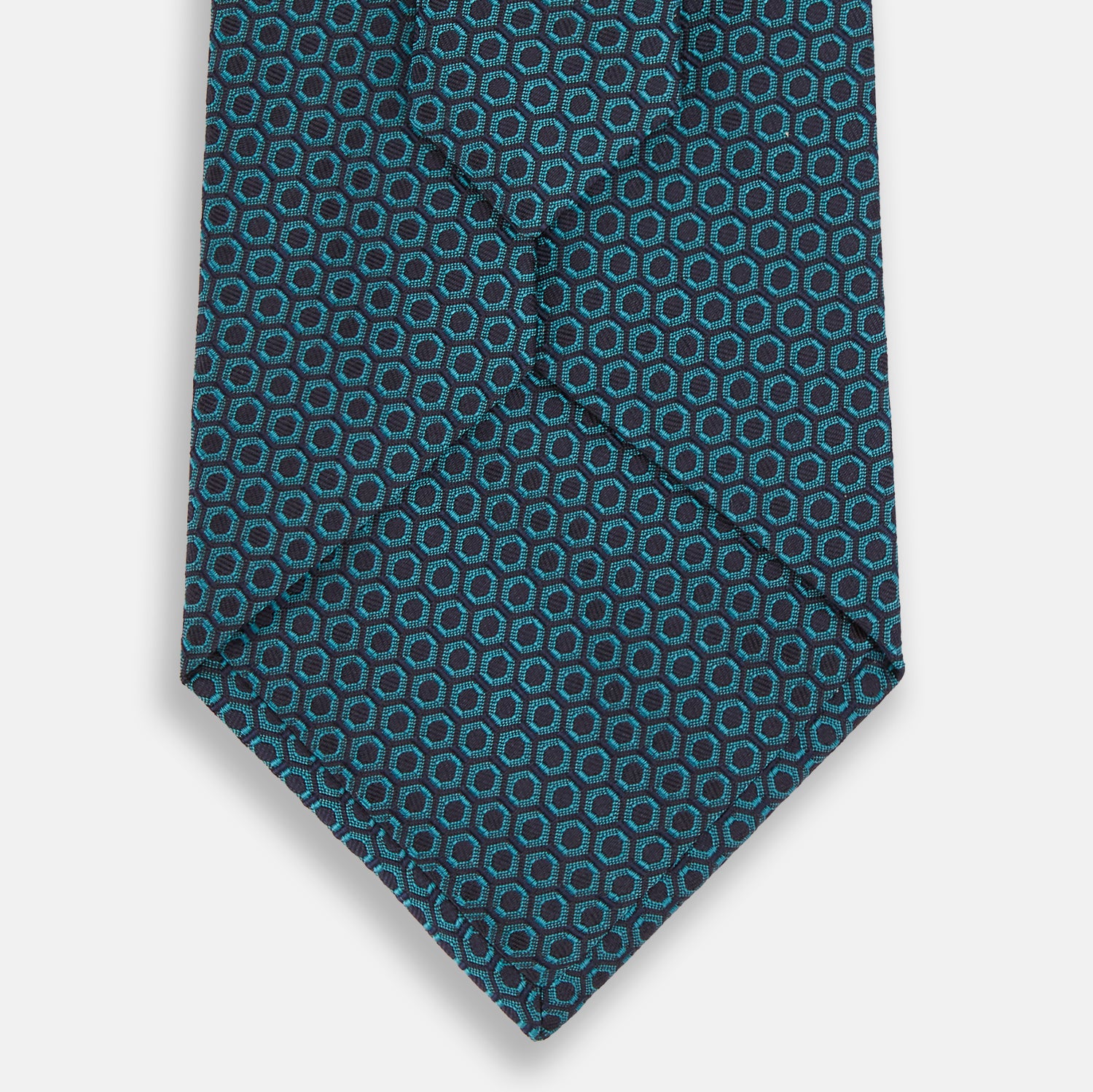 View 3 of product Turquoise Micro Hexagon Tie