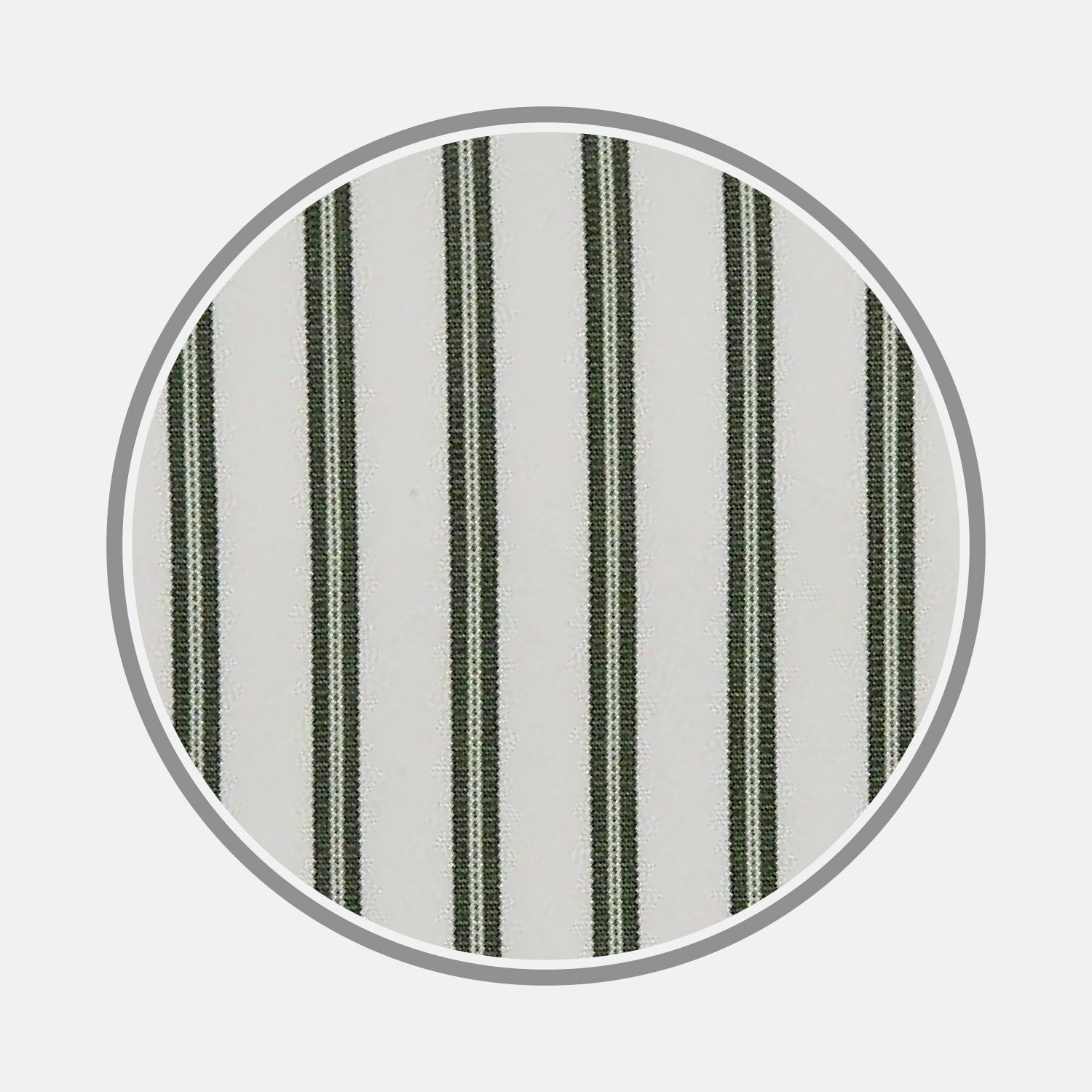 View 1 of product Green Stripe Cotton Fabric