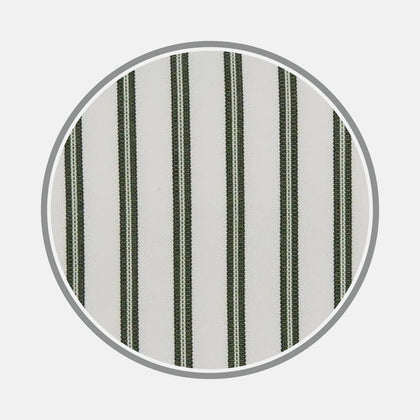 Green Stripe Cotton Fabric