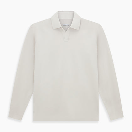 Pale Pink Rugby Polo Shirt Image 6