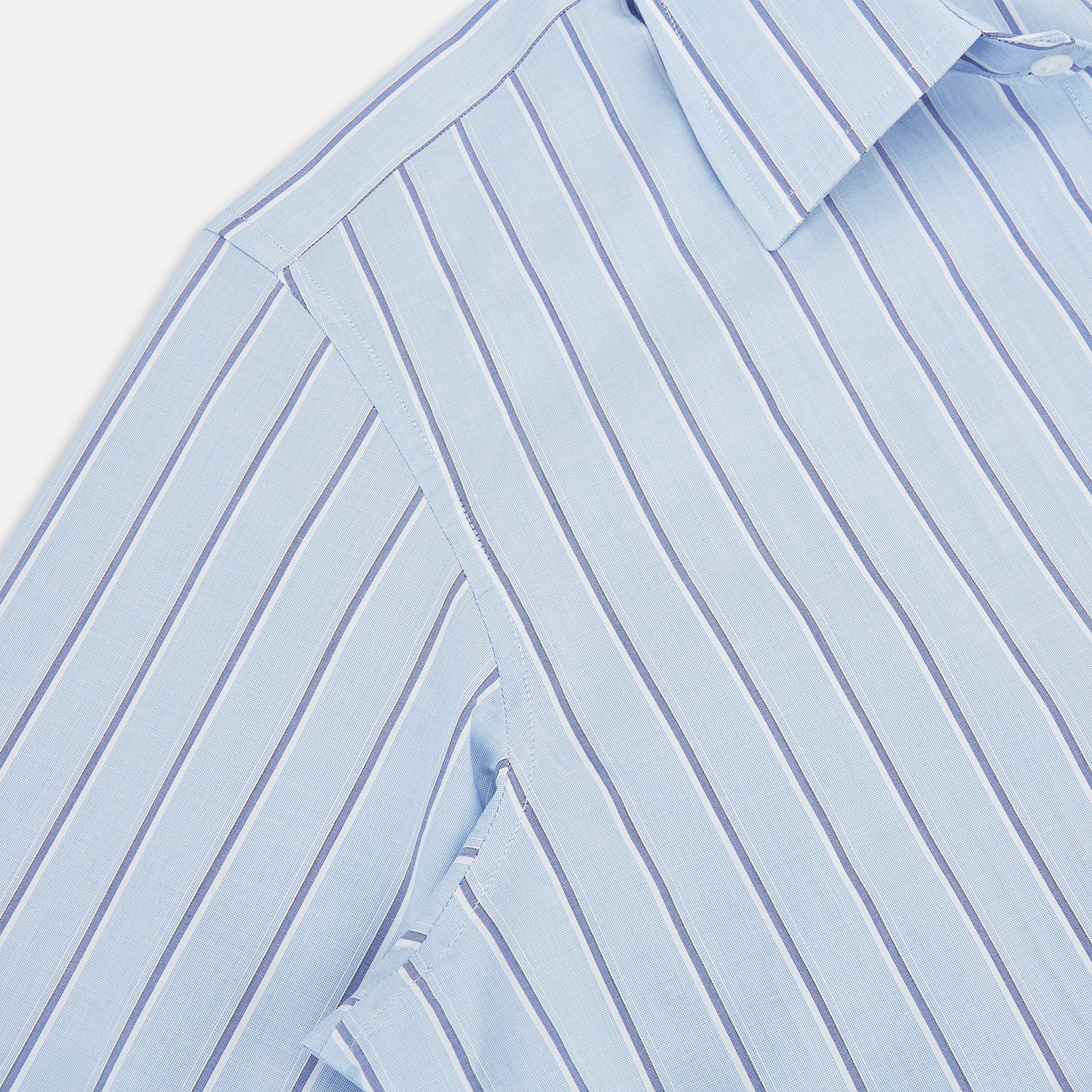 View 6 of product Blue and Navy Multi-Stripe Westminster Shirt
