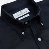 View 2 of product Navy Weekend Fit Larkin Shirt With Dorset Collar And 3-Button Cuffs