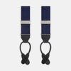 View 1 of product Navy Paisley Adjustable Silk Braces